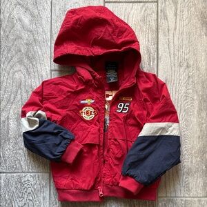 Boxlunch-Pixar’s Cars Red Hooded Jacket with Patches